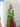 Horse Green Long Caftan Jacket