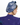 Metallic Blue Turban - Roqaia Fashion House