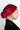 Red Velvet Turban - Roqaia Fashion House