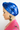 Metallic Navy Blue Turban - Roqaia Fashion House