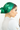 Metallic Green Turban - Roqaia Fashion House